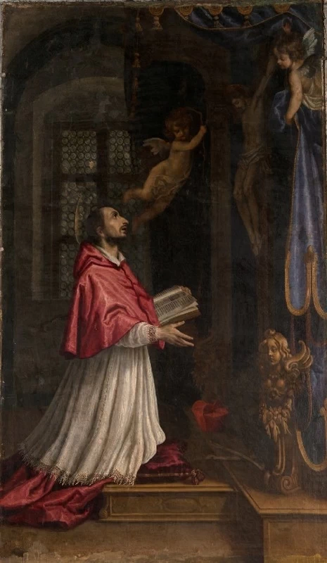 San Carlo davanti al crocifisso - Chiesa di san Nicola